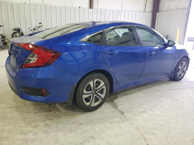 2HGFC2F50JH607613 - 2018 HONDA CIVIC LX BLUE photo 3