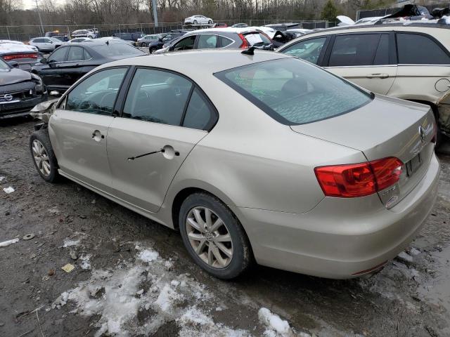 3VWD17AJ9EM207101 - 2014 VOLKSWAGEN JETTA SE BEIGE photo 2