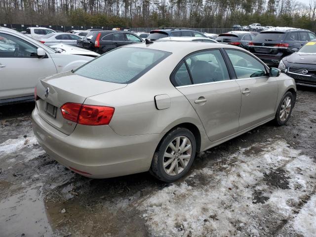 3VWD17AJ9EM207101 - 2014 VOLKSWAGEN JETTA SE BEIGE photo 3