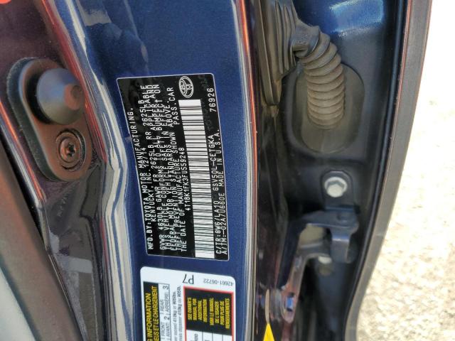 4T1BK1FK3FU559248 - 2015 TOYOTA CAMRY XSE BLUE photo 12