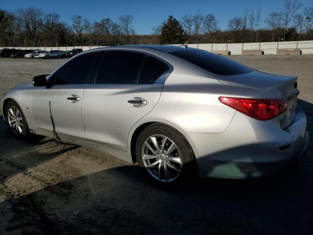 JN1BV7AP1EM671548 - 2014 INFINITI Q50 BASE GRAY photo 2