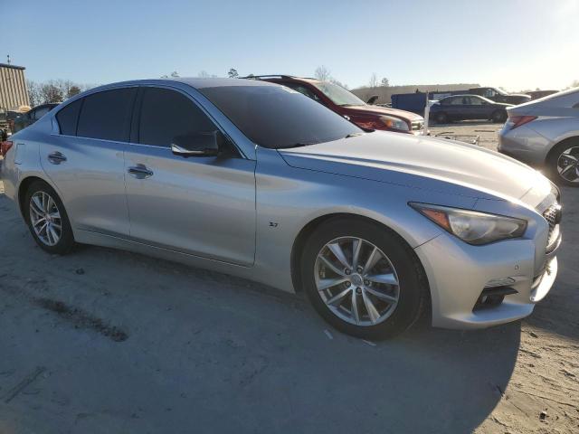 JN1BV7AP1EM671548 - 2014 INFINITI Q50 BASE GRAY photo 4