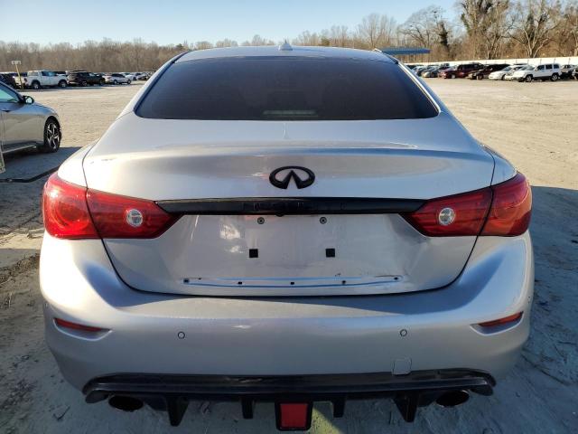 JN1BV7AP1EM671548 - 2014 INFINITI Q50 BASE GRAY photo 6