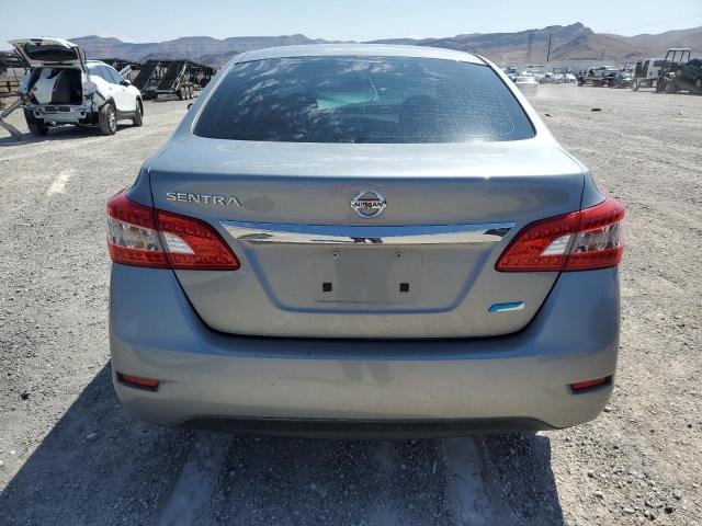 3N1AB7AP5EL684737 - 2014 NISSAN SENTRA S SILVER photo 6