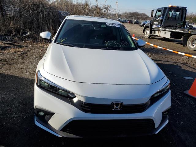 2HGFE1F90NH307941 - 2022 HONDA CIVIC TOURING WHITE photo 5