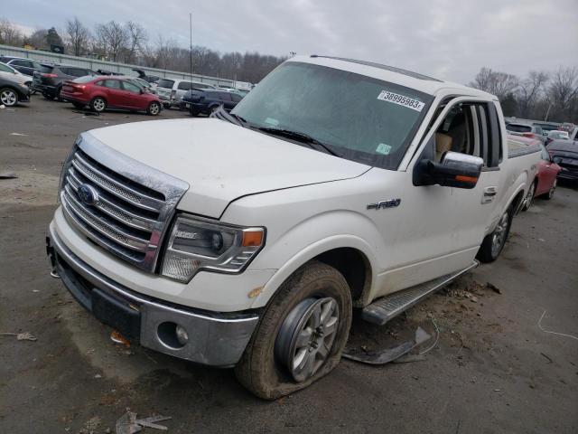 1FTFX1EF8DFB33682 - 2013 FORD F150 SUPER CAB WHITE photo 1