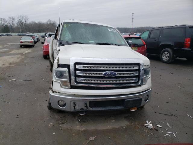 1FTFX1EF8DFB33682 - 2013 FORD F150 SUPER CAB WHITE photo 5