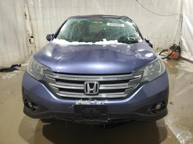 5J6RM4H59EL047787 - 2014 HONDA CR-V EX BLUE photo 5