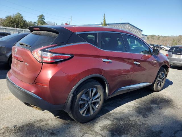 5N1AZ2MG7FN269228 - 2015 NISSAN MURANO S RED photo 3