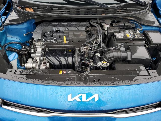 3KPA24ADXNE443987 - 2022 KIA RIO LX BLUE photo 11