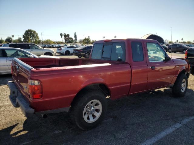 1FTYR14U55PA07293 - 2005 FORD RANGER SUPER CAB RED photo 3