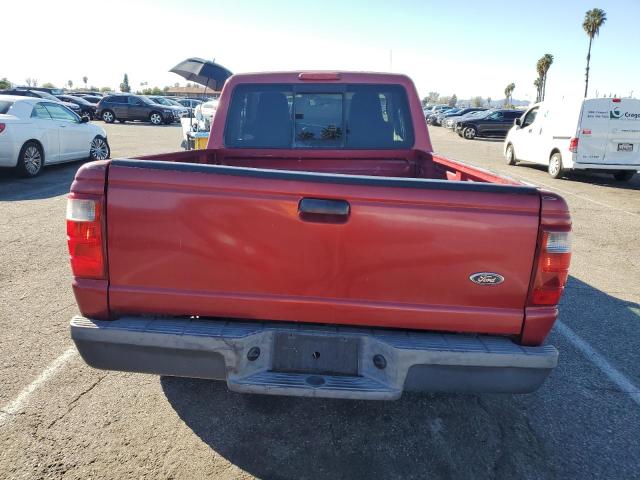 1FTYR14U55PA07293 - 2005 FORD RANGER SUPER CAB RED photo 6