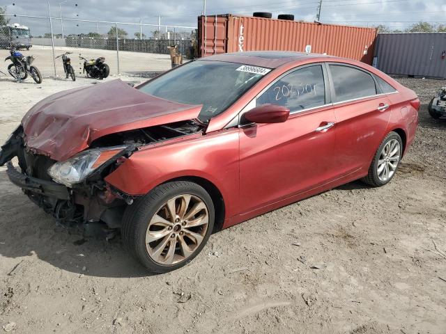 5NPEC4AC0BH031607 - 2011 HYUNDAI SONATA SE RED photo 1