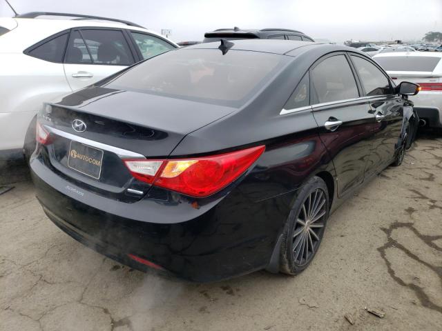 5NPEC4AC3DH576381 - 2013 HYUNDAI SONATA SE BLACK photo 3