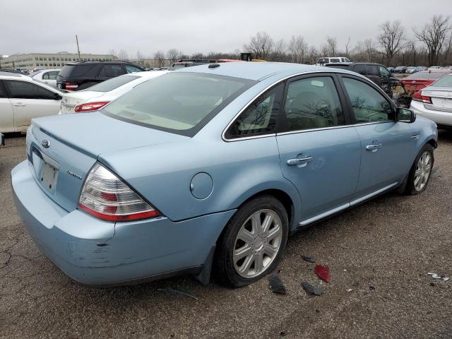 1FAHP25W98G185178 - 2008 FORD TAURUS LIMITED BLUE photo 3