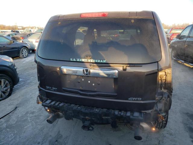 5FNYF4H63EB038915 - 2014 HONDA PILOT EXL BLACK photo 6