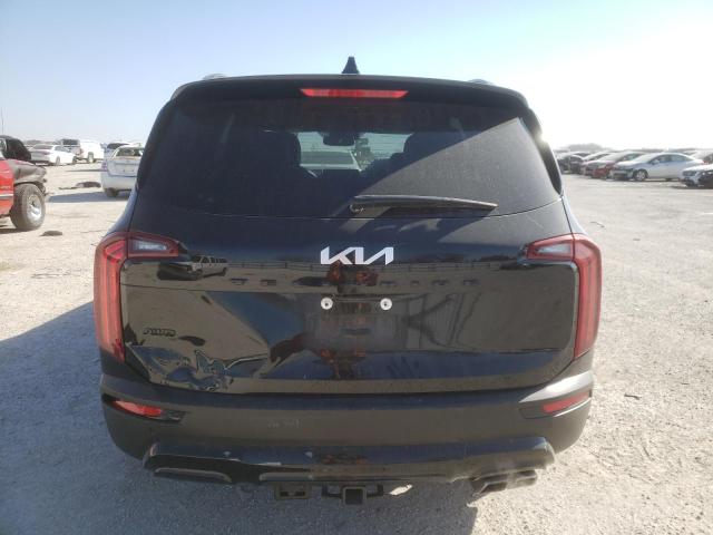 5XYP5DHC6NG226633 - 2022 KIA TELLURIDE SX BLACK photo 6