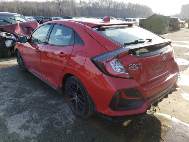 SHHFK7H40LU207416 - 2020 HONDA CIVIC SPORT RED photo 2