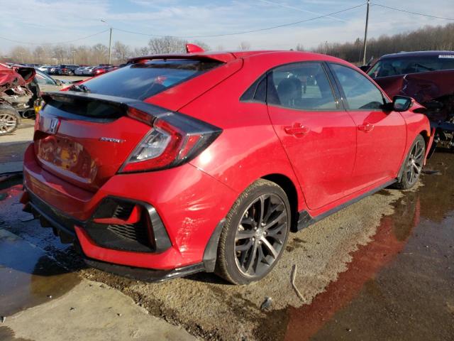 SHHFK7H40LU207416 - 2020 HONDA CIVIC SPORT RED photo 3