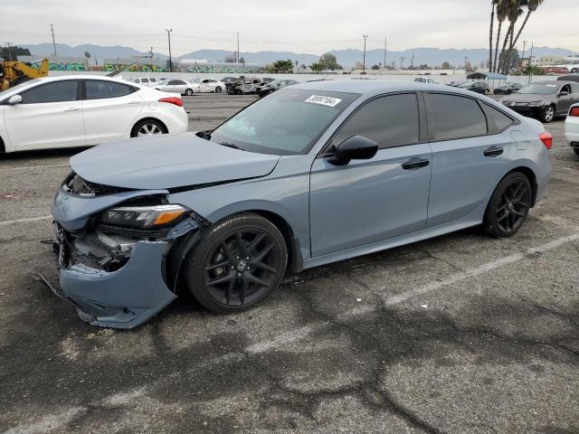 2HGFE2F57NH591765 - 2022 HONDA CIVIC SPORT GRAY photo 1