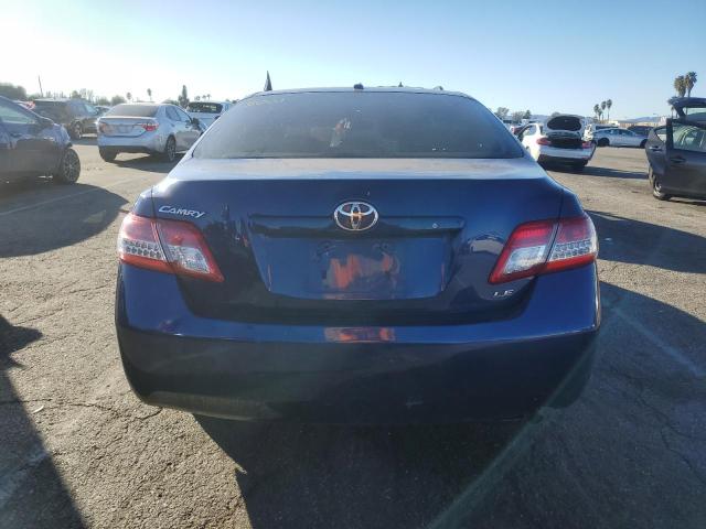 4T1BF3EK0AU517498 - 2010 TOYOTA CAMRY BASE BLUE photo 6