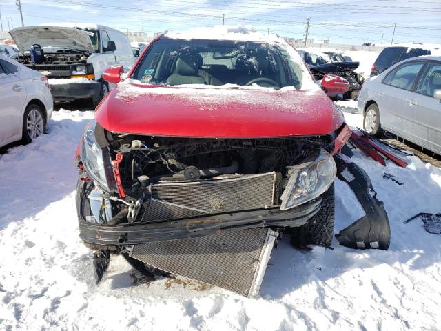 KNDPCCA24D7430408 - 2013 KIA SPORTAGE EX RED photo 5