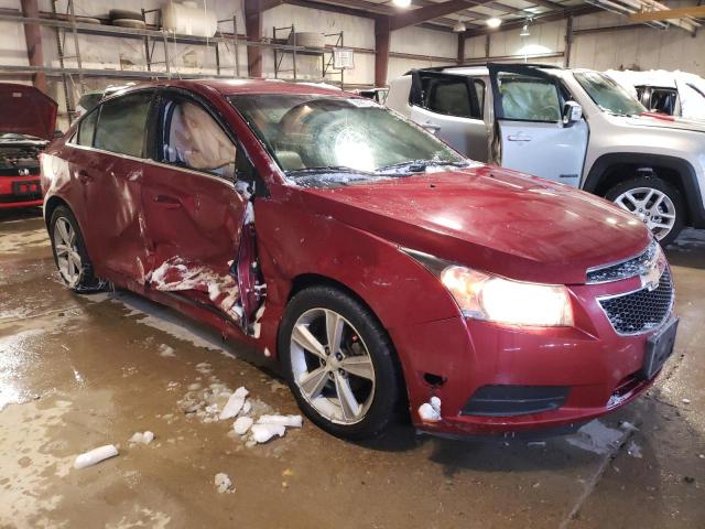 1G1PE5SB7D7177730 - 2013 CHEVROLET CRUZE LT BURGUNDY photo 4