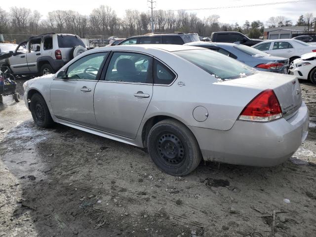 2G1WB57K891144706 - 2009 CHEVROLET IMPALA LS SILVER photo 2