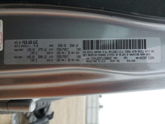 1C4HJWDG7JL928642 - 2018 JEEP WRANGLER U SPORT ვერცხლისფერი ფოტო 14