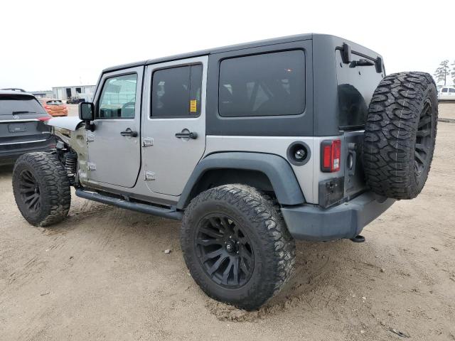 1C4HJWDG7JL928642 - 2018 JEEP WRANGLER U SPORT ვერცხლისფერი ფოტო 2