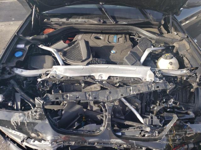 5UXTS1C05M9H54622 - 2021 BMW X3 XDRIVE30E BLACK photo 11