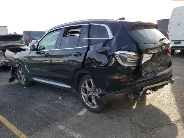5UXTS1C05M9H54622 - 2021 BMW X3 XDRIVE30E BLACK photo 2