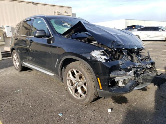 5UXTS1C05M9H54622 - 2021 BMW X3 XDRIVE30E BLACK photo 4