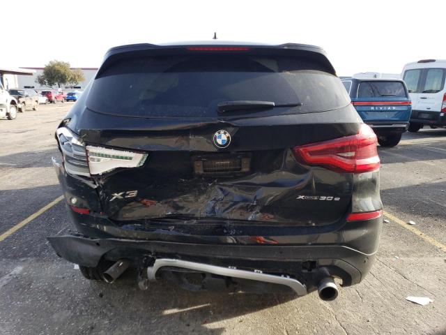 5UXTS1C05M9H54622 - 2021 BMW X3 XDRIVE30E BLACK photo 6