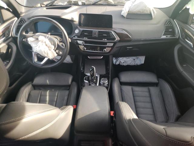 5UXTS1C05M9H54622 - 2021 BMW X3 XDRIVE30E BLACK photo 8