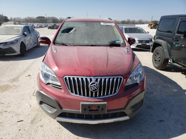 KL4CJASB3GB724496 - 2016 BUICK ENCORE MAROON photo 5