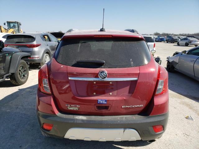 KL4CJASB3GB724496 - 2016 BUICK ENCORE MAROON photo 6