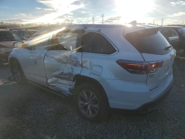 5TDKKRFH8FS058688 - 2015 TOYOTA HIGHLANDER XLE თეთრი ფოტო 2
