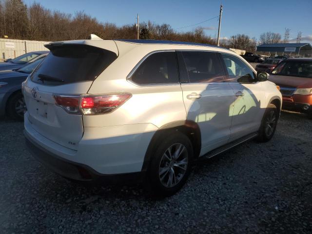 5TDKKRFH8FS058688 - 2015 TOYOTA HIGHLANDER XLE თეთრი ფოტო 3