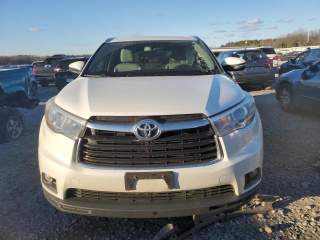 5TDKKRFH8FS058688 - 2015 TOYOTA HIGHLANDER XLE თეთრი ფოტო 5