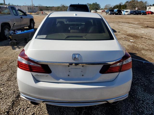 1HGCR3F80GA020823 - 2016 HONDA ACCORD EXL WHITE photo 6