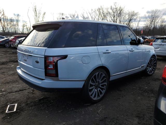 SALGV2EF5GA293514 - 2016 LAND ROVER RANGE ROVE AUTOBIOGRAPHY WHITE photo 3