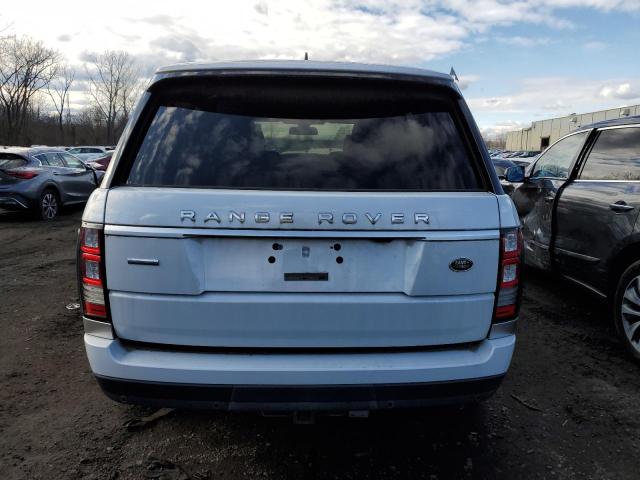 SALGV2EF5GA293514 - 2016 LAND ROVER RANGE ROVE AUTOBIOGRAPHY WHITE photo 6