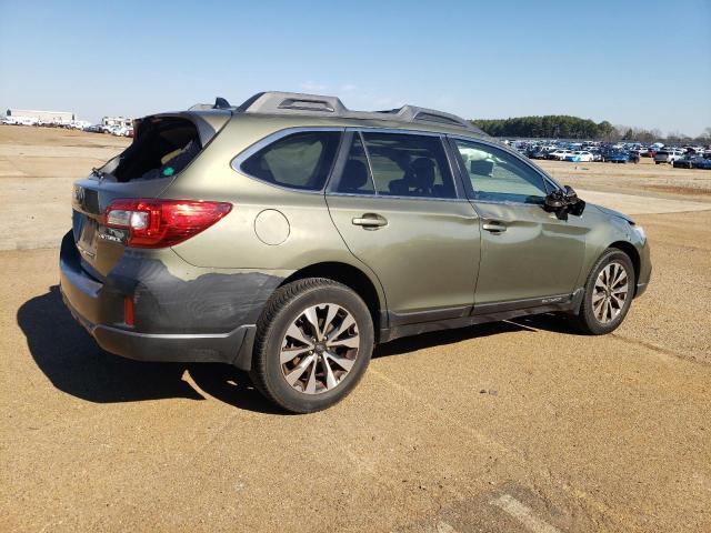 4S4BSBLC3G3227451 - 2016 SUBARU OUTBACK 2.5I LIMITED GREEN photo 3