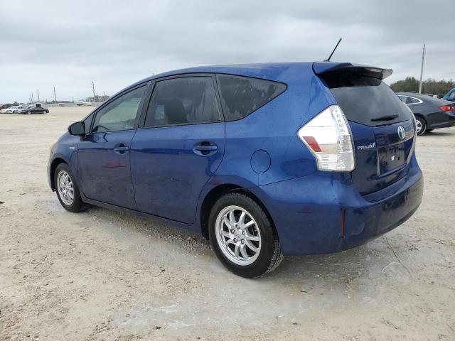 JTDZN3EU4E3303813 - 2014 TOYOTA PRIUS V BLUE photo 2