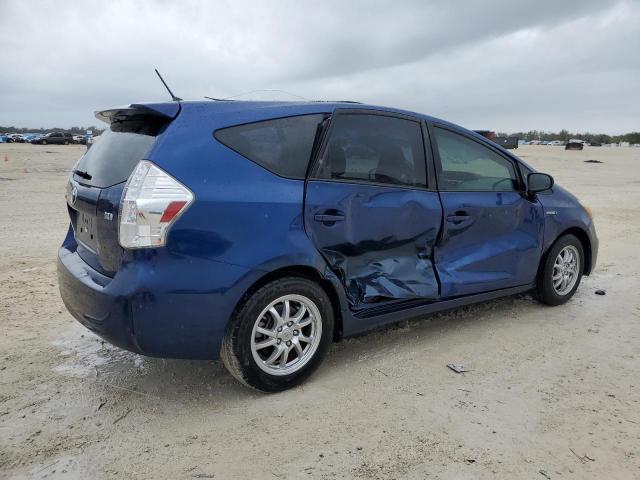 JTDZN3EU4E3303813 - 2014 TOYOTA PRIUS V BLUE photo 3