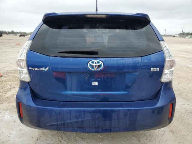 JTDZN3EU4E3303813 - 2014 TOYOTA PRIUS V BLUE photo 6