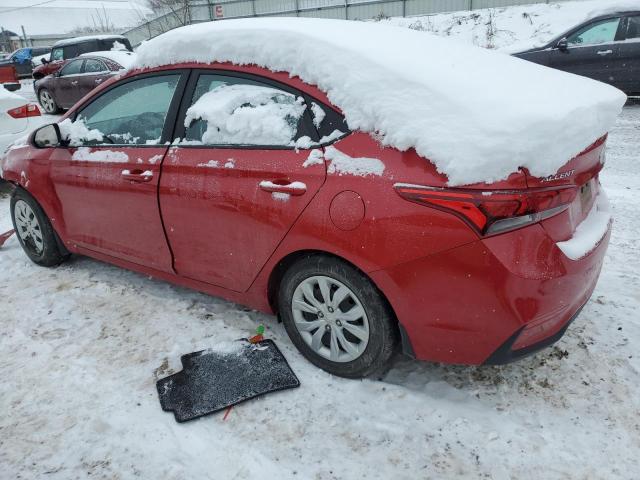 3KPC24A64NE168224 - 2022 HYUNDAI ACCENT SE RED photo 2