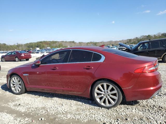 SAJWJ0EFXD8S78594 - 2013 JAGUAR XF RED photo 2