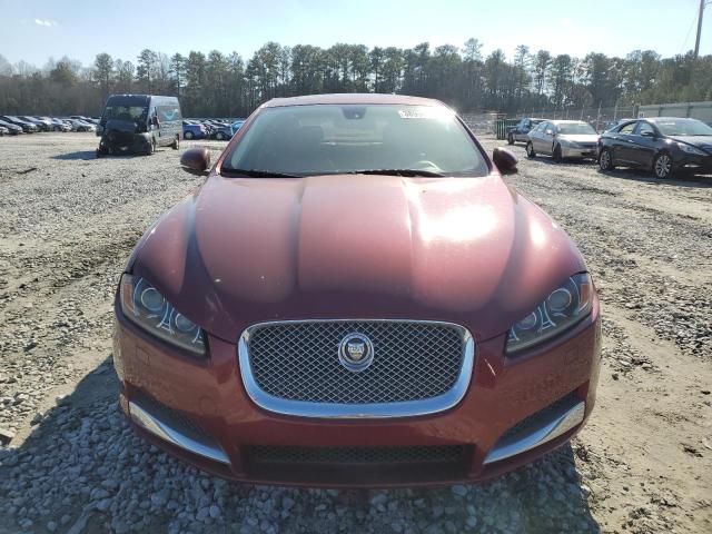 SAJWJ0EFXD8S78594 - 2013 JAGUAR XF RED photo 5